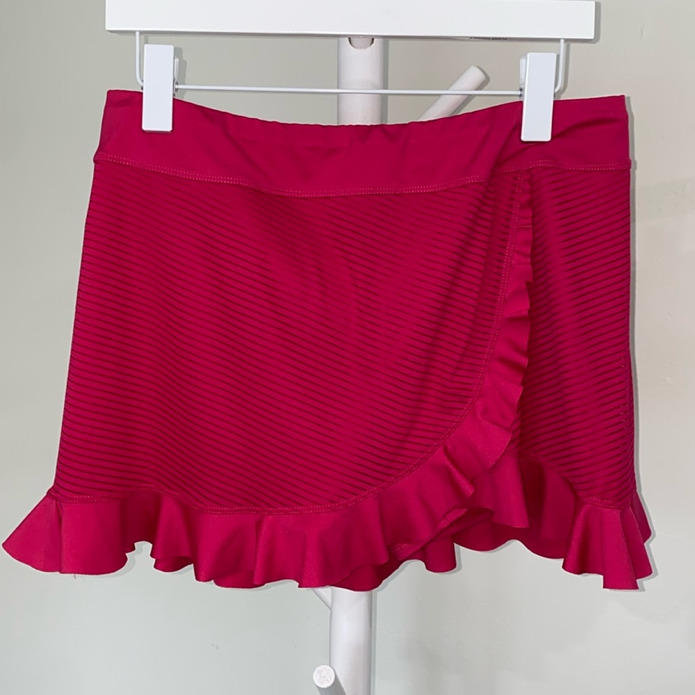 INPHORM ATHLETIC SKIRT TENNIS PICKLEBALL SIZE LARGE PINK
